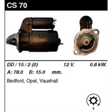 Стартер на OPEL Ascona 1.6, 1.9, 2.0, Corsa 1.0, 1.2, Kadett 1.9, 1.6, 1.9, 2.0, Omega 2.4, 2.6, Rekord