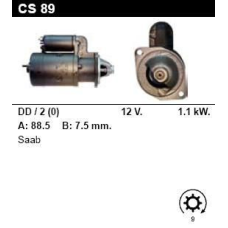 Стартер на SAAB 90, 99, 900, 0001311106