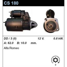 Стартер на ALFA ROMEO 75, 90, Alfetta, Berlina, GT, Spider, 1750-2000, Giulietta, 0001108011, 0001311131