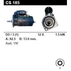 Стартер на AUDI 80, 90, A4, A6, VW Carat, Corsar, Passat B2, Passat Variant B5, Santana, Quantum, 0001110007