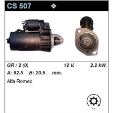Стартер на ALFA ROMEO 75, Giulietta, Alfetta, 90, Alfa 75, Alfa 90, 0001218007