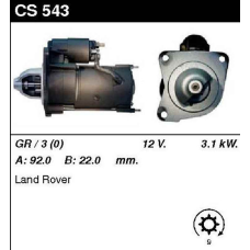 Стартер на LAND ROVER Defender 2.5 TD, Lend Rover 2.5 TD, Discovery 2.5 TDi, 0001218152