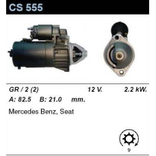 Стартер на MERCEDES-BENZ L407D, MB 120, 140, 160, 180, Commercial 100, 100D, 120, 140, 160, 180, 0986015540