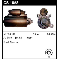 Стартер на FORD Mondeo 1.6, 1.8, 2.0, Mondeo I 1.6, 1.8, 2.0, Mondeo II 1.6, 1.8, 2.0, 0001108122