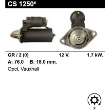 Стартер на OPEL Omega B 2.6 V6, 3.2 V6, Omega B Estate 2.6 V6, 3.2 V6, 0001115012